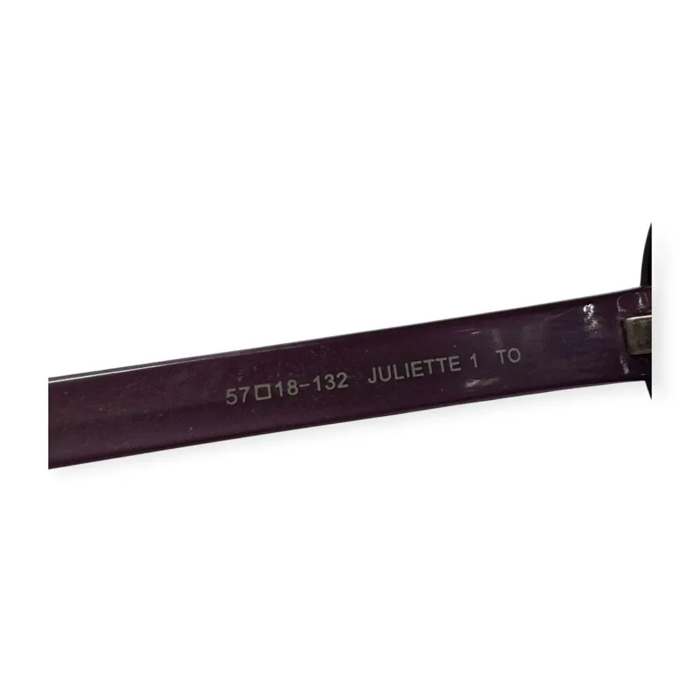 Vera Wang Juliette 1 Sunglasses Purple Tortoise Shell Shades‎ 132mm